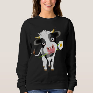 Sudadera Chica de granja de cría de vaca Calf Women Premium