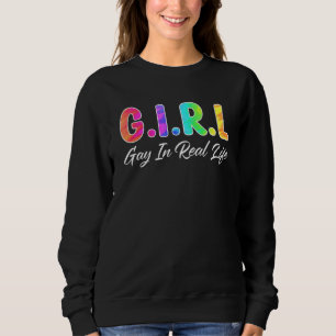 Sudadera Chica De Hombres - Gay In Real Life Design Para Lg