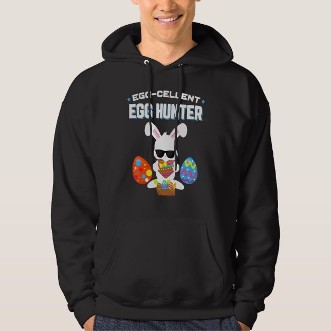 Sudadera Chica de Huevo Cellent Egg Hunter Easter Boys (Anverso)