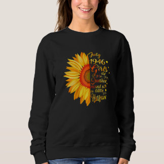 Sudadera Chica de julio de 1946 76 años 76 cumpleaños