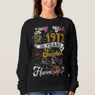 Sudadera Chica De Julio De 1972 Retro Vintage De Mujeres De