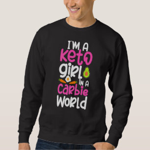 Sudadera Chica de Ketosis Mujer Keto Célula Autopágica Funi