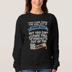 Sudadera Chica de la ciudad del valle de Spokane