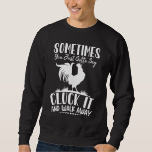 Sudadera Chica de la granja de pollos de pollo de Tee Count