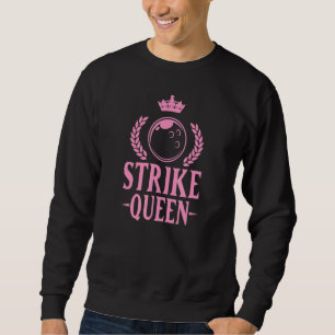 Sudadera Chica de la Liga de Bowling de la Reina de la Huel