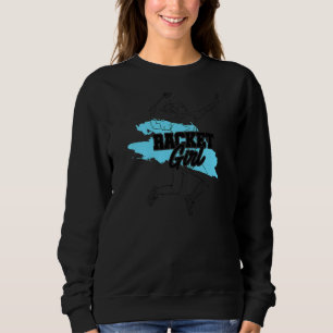 Sudadera Chica de la raqueta femenina Badminton Player Shut