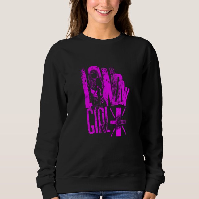 Sudadera Chica de Londres Unión del Reino Unido Jack Pink (Anverso)