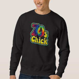Sudadera Chica de los 70 Mujer Hippy Bohemio Retro