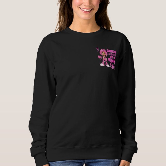 Sudadera Chica de Lucha contra el Cáncer de Mama 1 (Anverso)