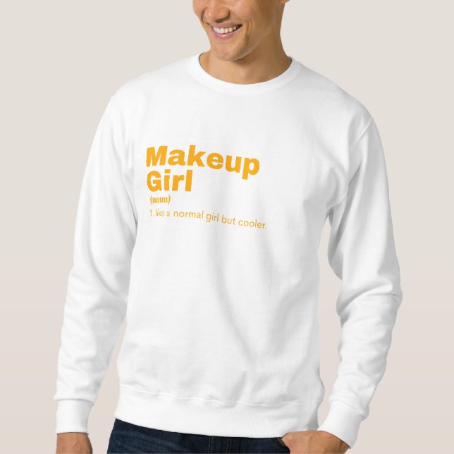 Sudadera chica de mantenimiento - maquillaje (Anverso)