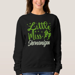Sudadera Chica de mujeres de St Patricks Day Little Miss Sh