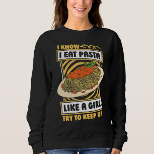 Sudadera Chica de pasta Cocina italiana Cocina italiana Com