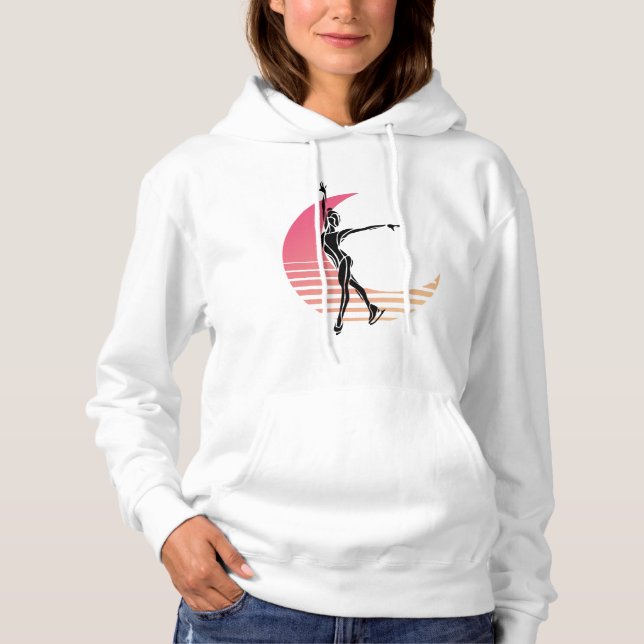 Sudadera Chica de patinaje artístico (Anverso)