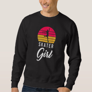 Sudadera Chica de patinaje artístico sobre hielo Skati Retr