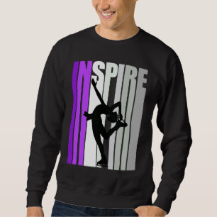 Sudadera Chica de patinaje sobre hielo retro Patinajes sobr