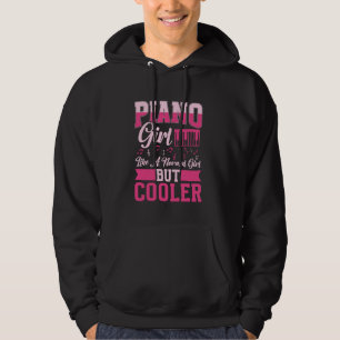Sudadera Chica De Piano Como Un Chica Normal Pero Pianista