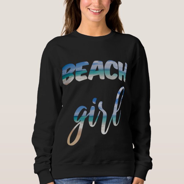 Sudadera Chica de playa (Anverso)