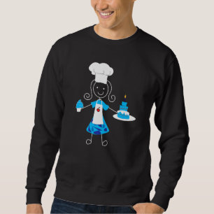 Sudadera Chica de Repostería Cupcake Decoradora de Pasteles