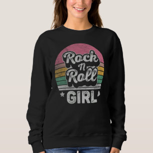 Sudadera Chica de rollo retro vintage N Roll