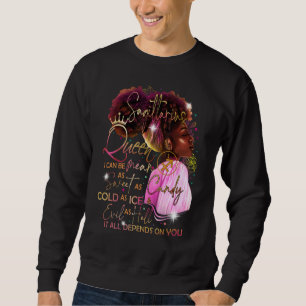 Sudadera Chica de Sagittarius Cumpleaños Melanin Afro Queen