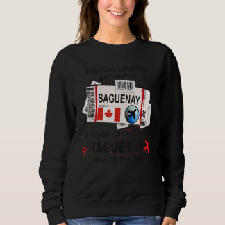 Sudadera Chica de Saguenay  Pase de Abordar Saguenay  Sague