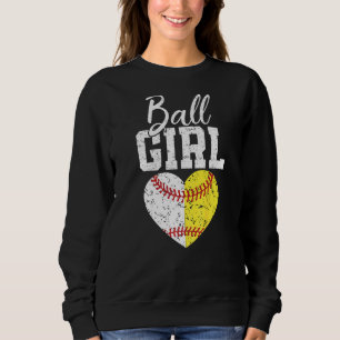 Sudadera Chica de softbol para mujeres cantante de comida c