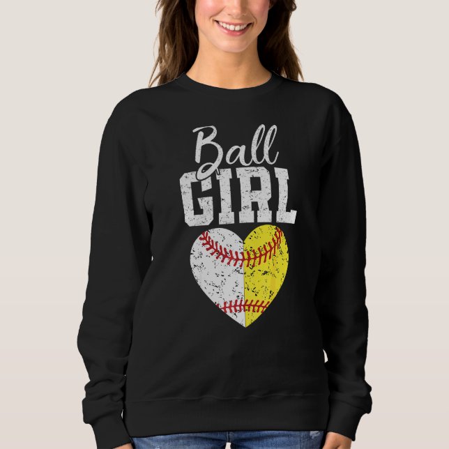 Sudadera Chica de softbol para mujeres cantante de comida c (Anverso)