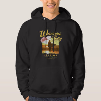 Sudadera Chica de tabla de surf de Waimea Bay Hawaii Surfis