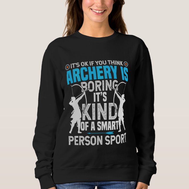 Sudadera Chica de tiro al arco Cazando Bow Arrow Lover Arch (Anverso)