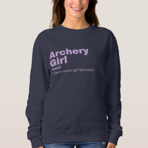 Sudadera Chica de tiro con arco