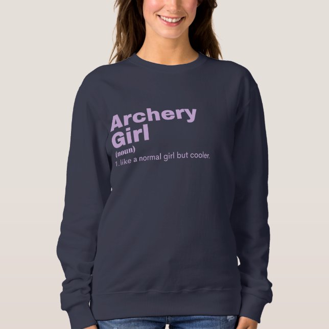 Sudadera Chica de tiro con arco (Anverso)