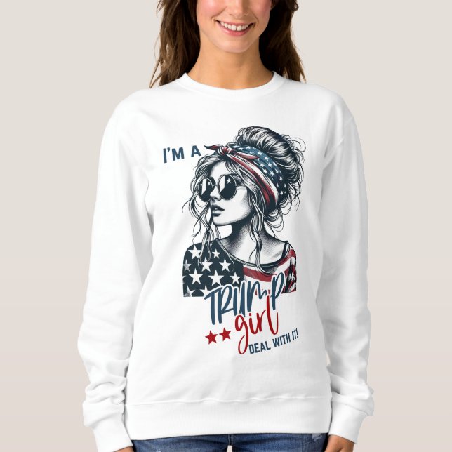 Sudadera Chica de Trump (Anverso)
