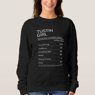Sudadera Chica de Tustin Divertida Ciudad Natal Premium Cal