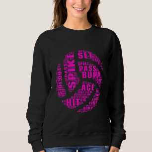 Sudadera Chica de voleibol mujer niños adolescente chica ro