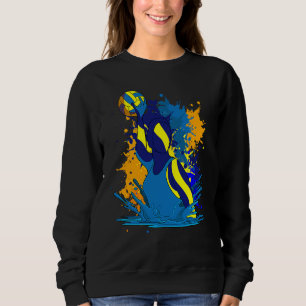 Sudadera Chica de waterpolo deporte de equipo nadadora fan 