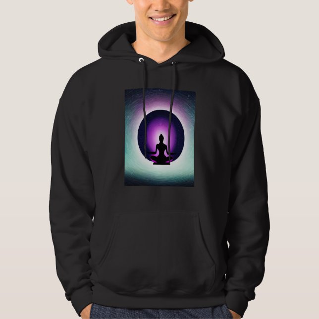 Sudadera Chica de yoga Chakra de meditación Saludo al sol f (Anverso)