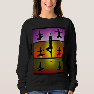 Sudadera Chica de yoga Saludo al sol femenino Meditación Ch
