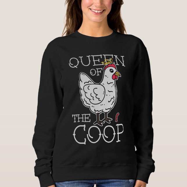 Sudadera Chica del agricultor de pollo (Anverso)