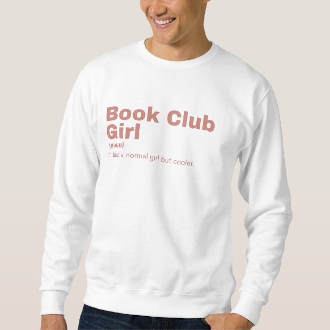 Sudadera Chica del club del libro - Club del libro (Anverso)