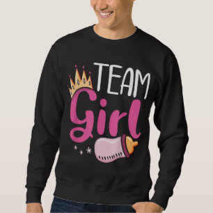 Sudadera Chica del equipo de Baby Shower de embarazo, papá,
