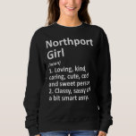 Sudadera Chica del norte Ny New York Funny City Home Roots<br><div class="desc">Chica del norte Ny New York Funny City Home Roots</div>