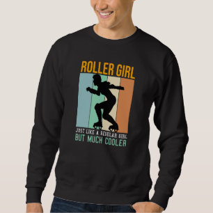 Sudadera Chica del patín mucho más genial