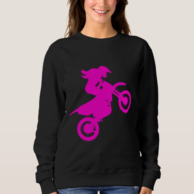 Sudadera Chica Dirt Bike (Anverso)