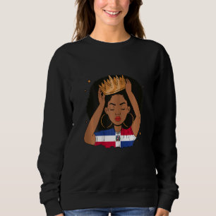 Sudadera Chica Dominicana Latina con Pelo Afro