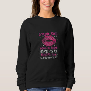 Sudadera Chica Escorpio Dulce Como Azúcar Dura Como El Hiel