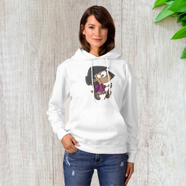 Sudadera Chica Exploradora de la Naturaleza Juguetona (Subido por el creador)
