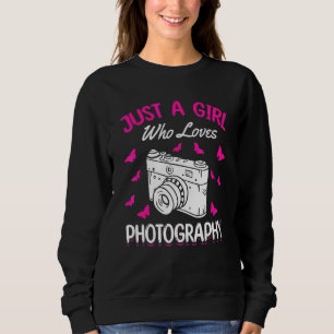 Sudadera Chica Fotógrafa Solo Una Chica Que Ama Fotografiar