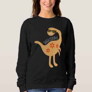 Sudadera Chica fresca de dinosaurios adolescentes gafas de