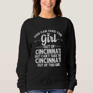 Sudadera Chica Fuera De Cincinnati Oh Ohio Gracioso Hogar