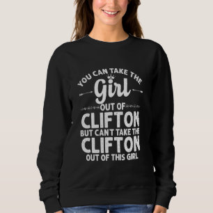 Sudadera Chica Fuera De Clifton Tx Texas Funny Home Roots U